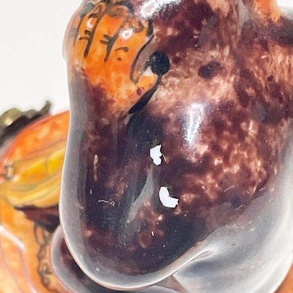 Limoges Box Monkey Hand Painted Porcelain Trinket - Picture 5 of 6